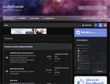Tablet Screenshot of duelistgroundz.com